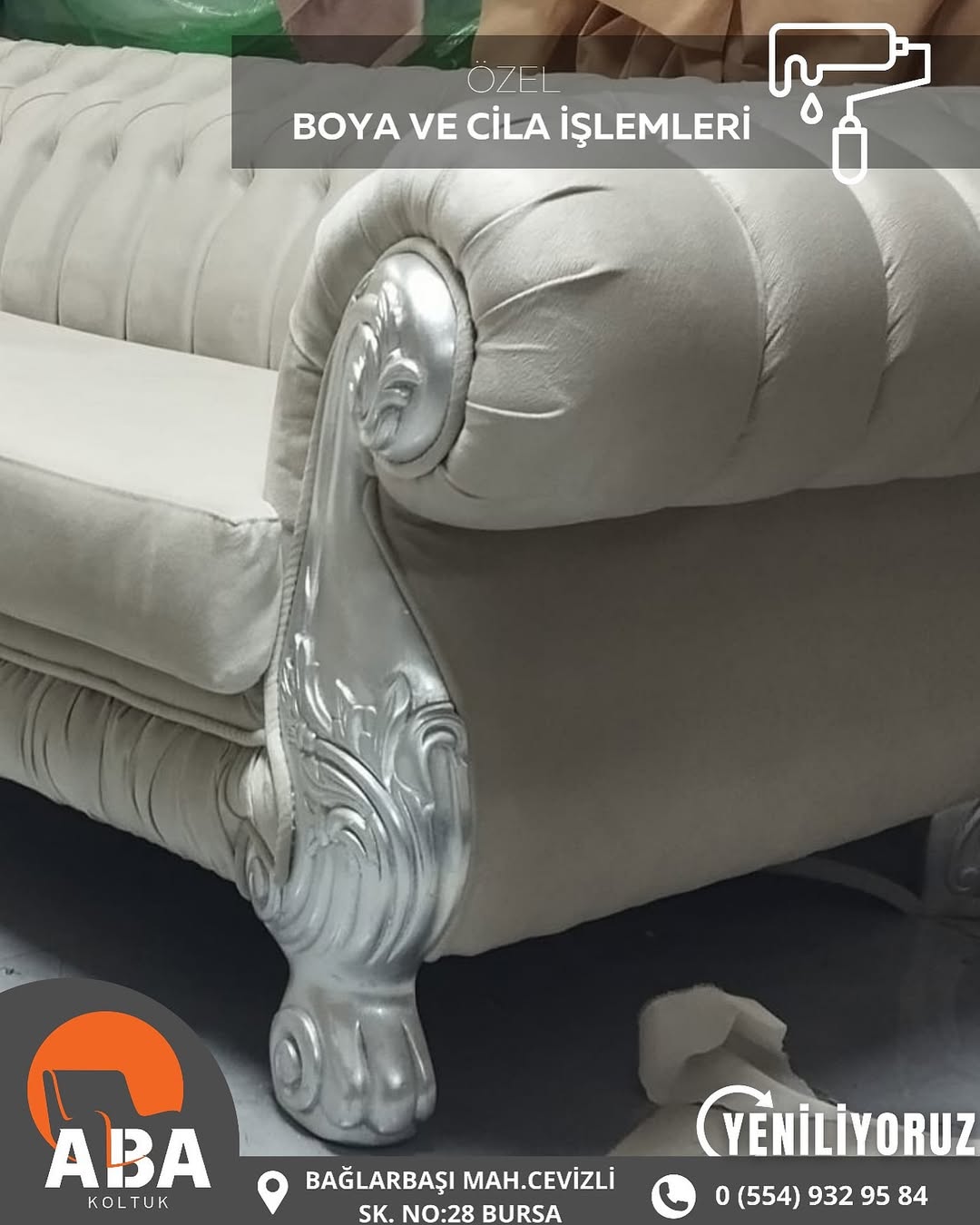 Koltuklarınızda Yeni Bir Işık: Boya ve Cila Hizmeti image